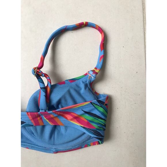 Tabitha Brown Target Bikini Top Floral Padded Underwire - Picture 6 of 7